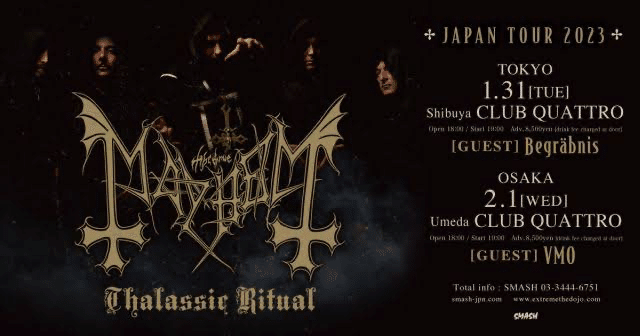 Mayhem来日に行きました【ライブレポ】｜T. Murakami