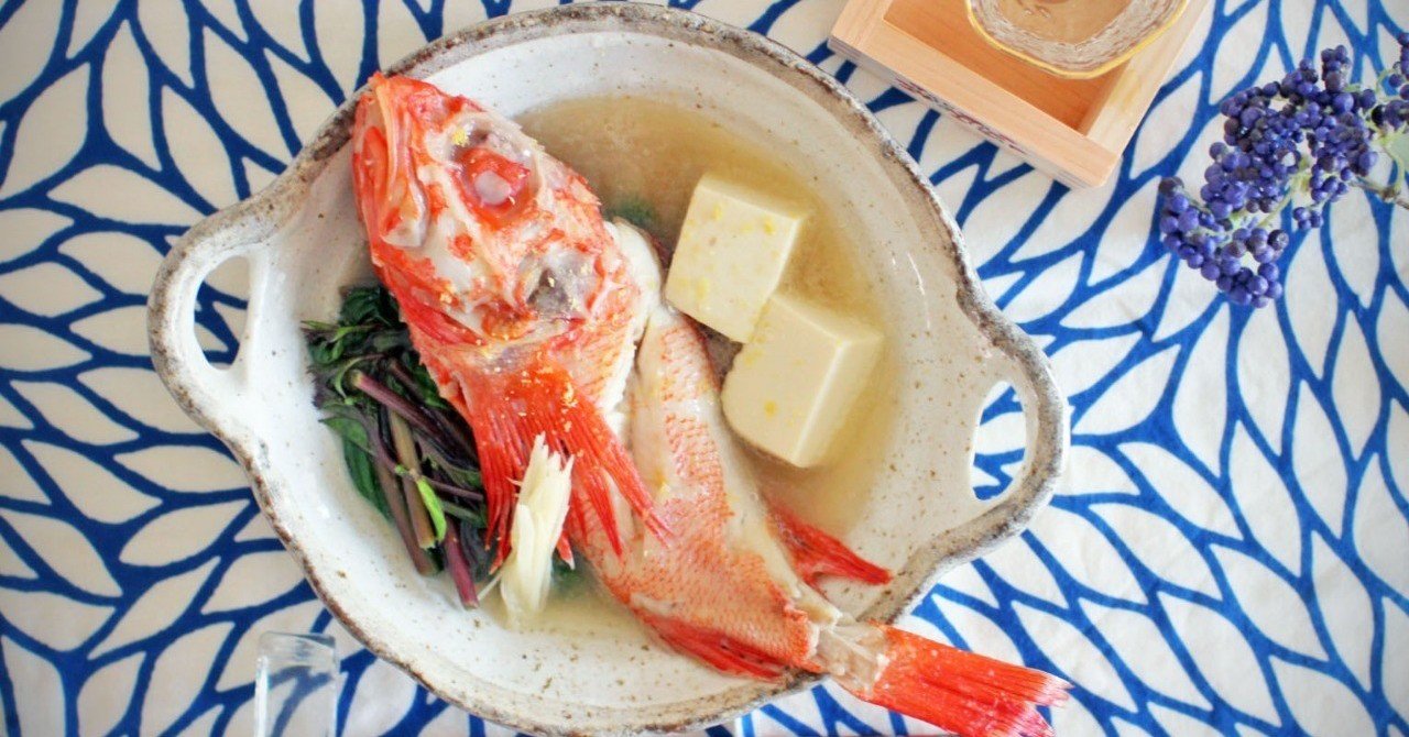 極道の女と極上な魚は惚れたら負け キンキの酒煮 のレシピ 松本純子 Note