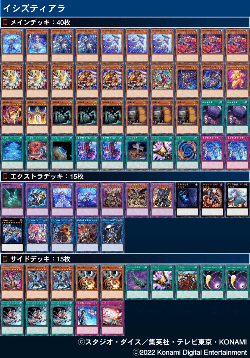 遊戯王　（イシズ）　ティアラメンツ　デッキ40枚EX15枚 遊戯王 （イシズ） ティアラメンツ デッキ40枚EX15枚No.73の通販