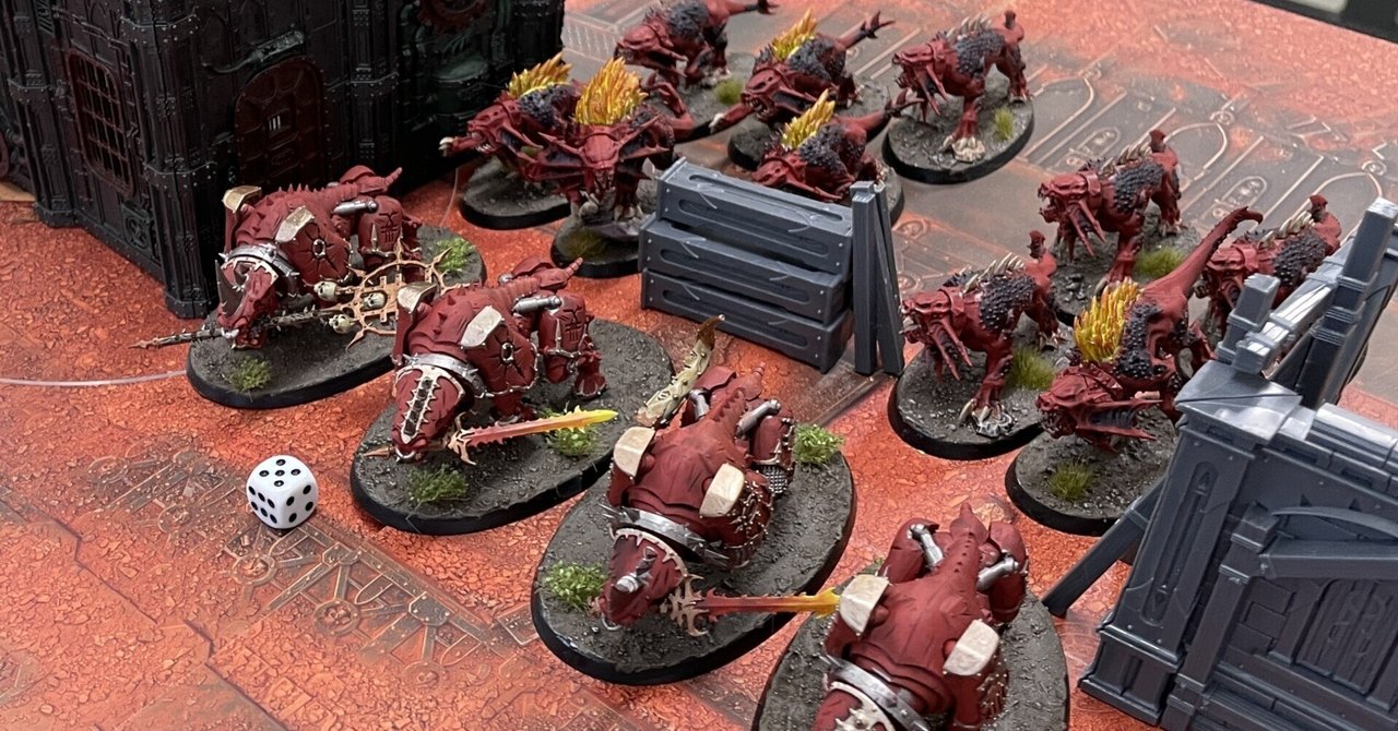 ウォーハンマー40k ケイオスディーモン：フレッシュハウンド＆ブラッド