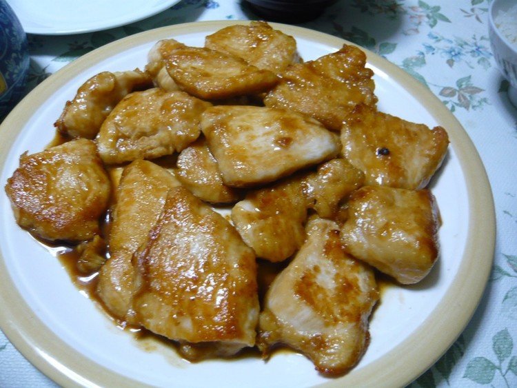 今日の晩御飯は鶏ムネ肉のポン酢焼き！！