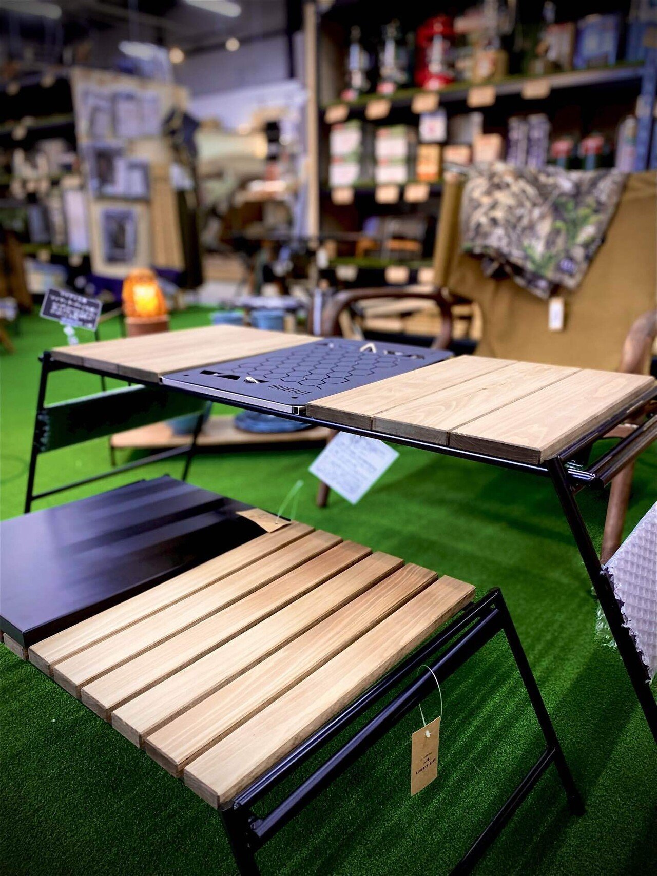 アイアン工房 アイアンテーブル アイアン工房CAMPSHOP」のロー