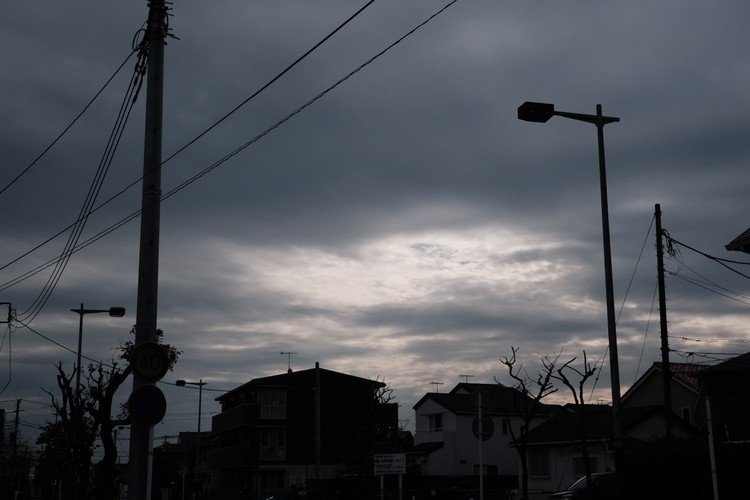 今日はしっかり曇りの日。
雨もぱらついてました。