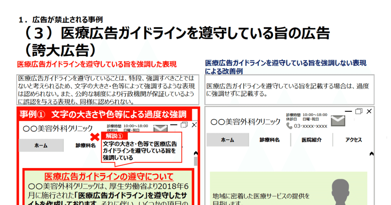 誇大広告の意味