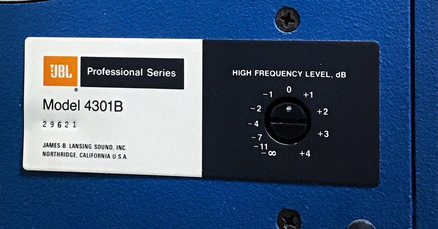 JBL 4301Bというスピーカーについて（その壱）｜Satoshi Horibe