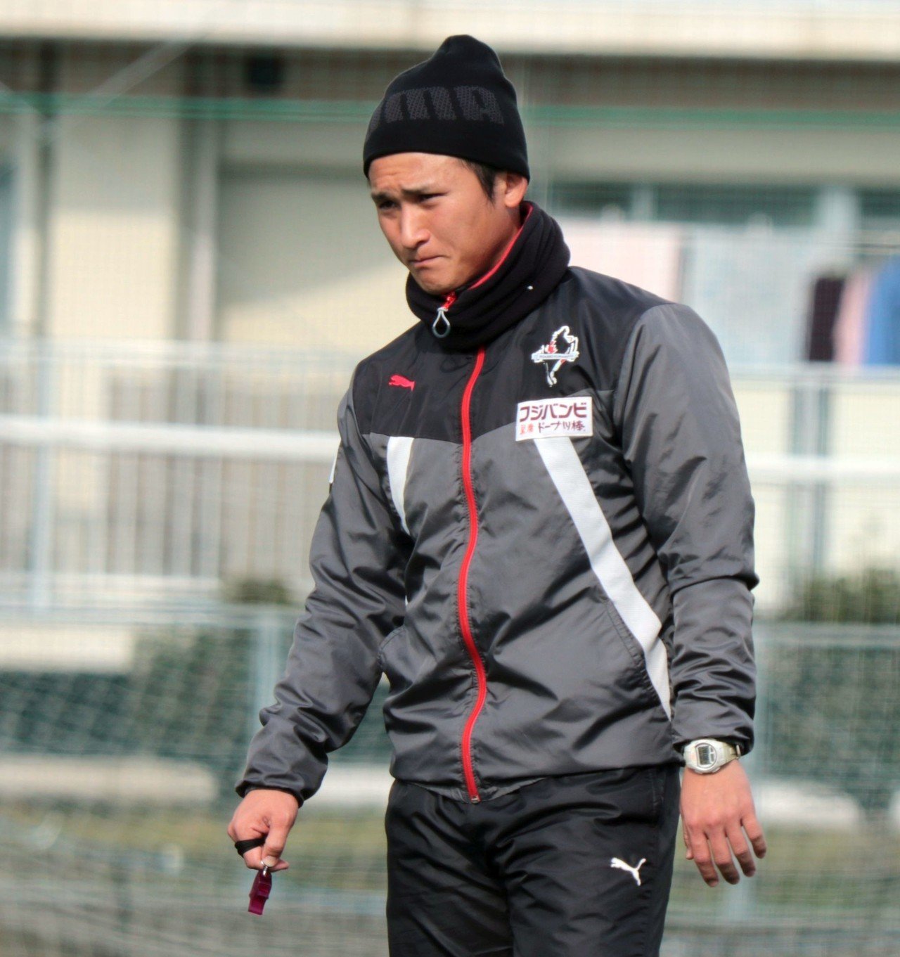 ロアッソ熊本　コーチ黒ジャージ ロアッソ熊本 コーチ黒ジャージ ロアッソ熊本 コーチ黒ジャージ