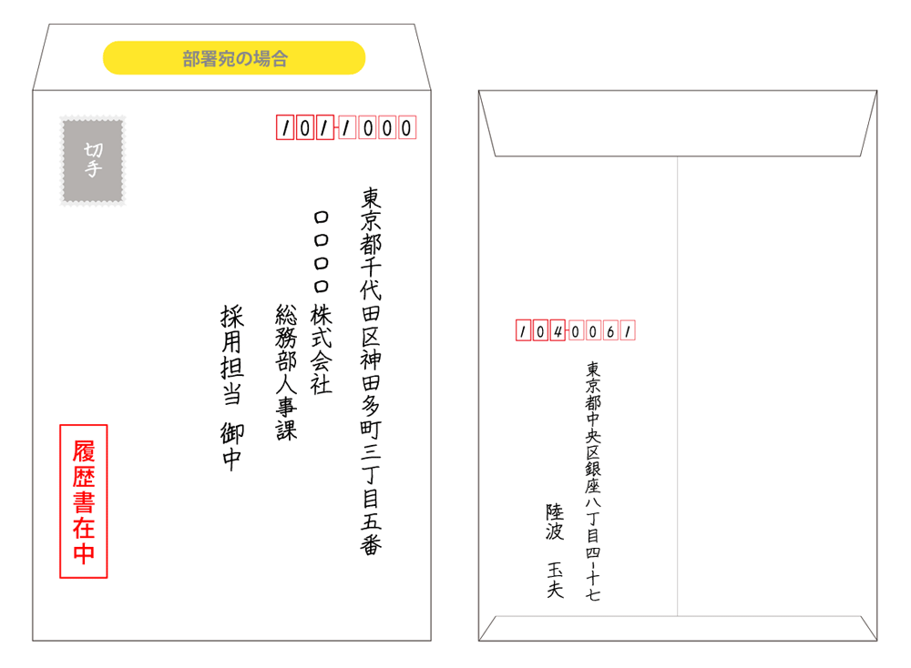宛名の書き方（封筒）｜OTOKEN《LINE連携アカウント》