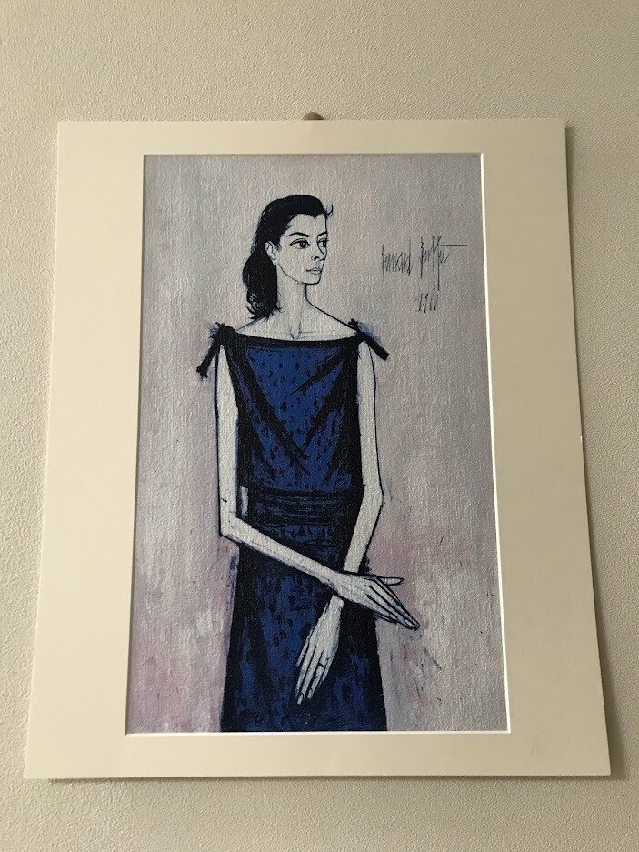 昨日に引き続き、ビュフェのアナベルさん。これは、岡山の大原美術館に