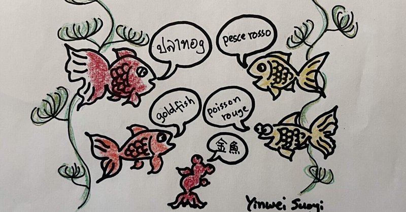 金魚または赤い魚 - 多様性とキム・チュイの話