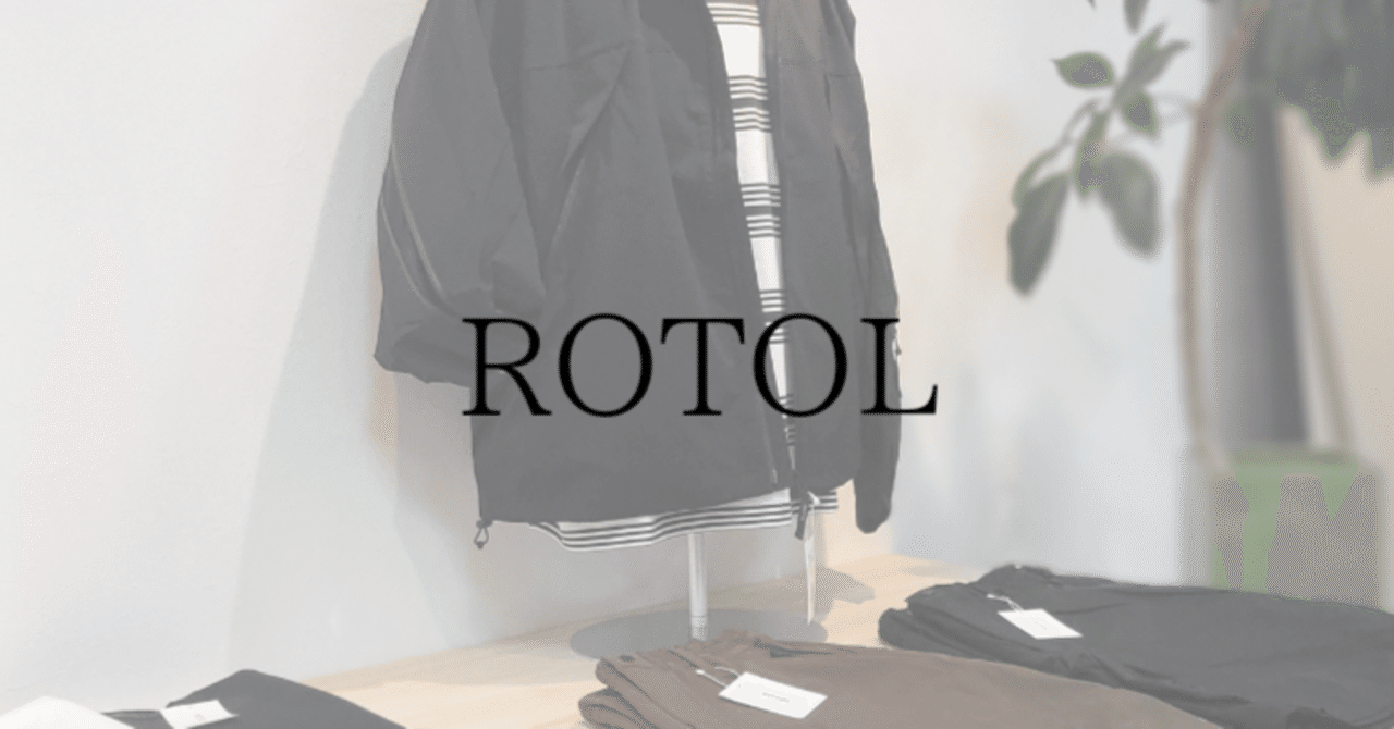 ROTOL | ロトル | DOUBLE ZIP TRACK JACKET | トラックジャケ