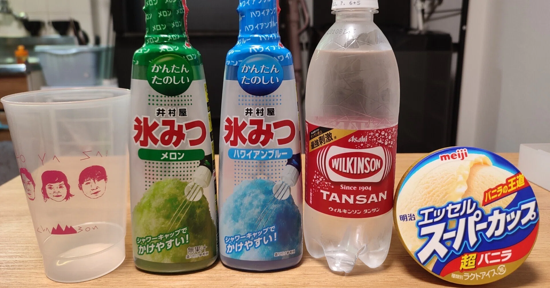かき氷シロップでクリームソーダ｜4season