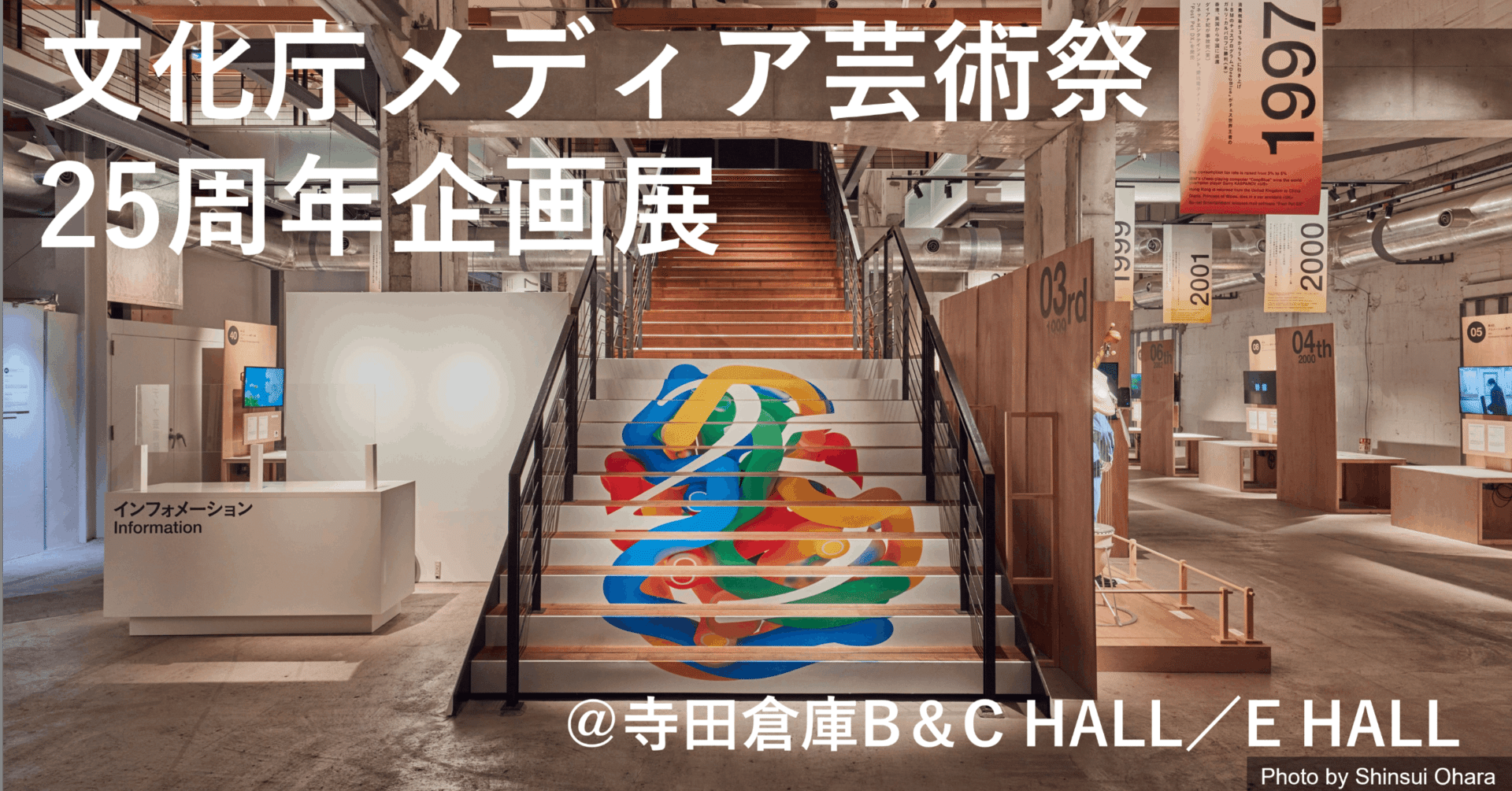 文化庁メディア芸術祭25周年企画展にお邪魔してきました！｜イメージ