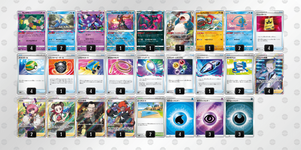 シティリーグS3 全勝優勝ロストゲッコウガ｜はる
