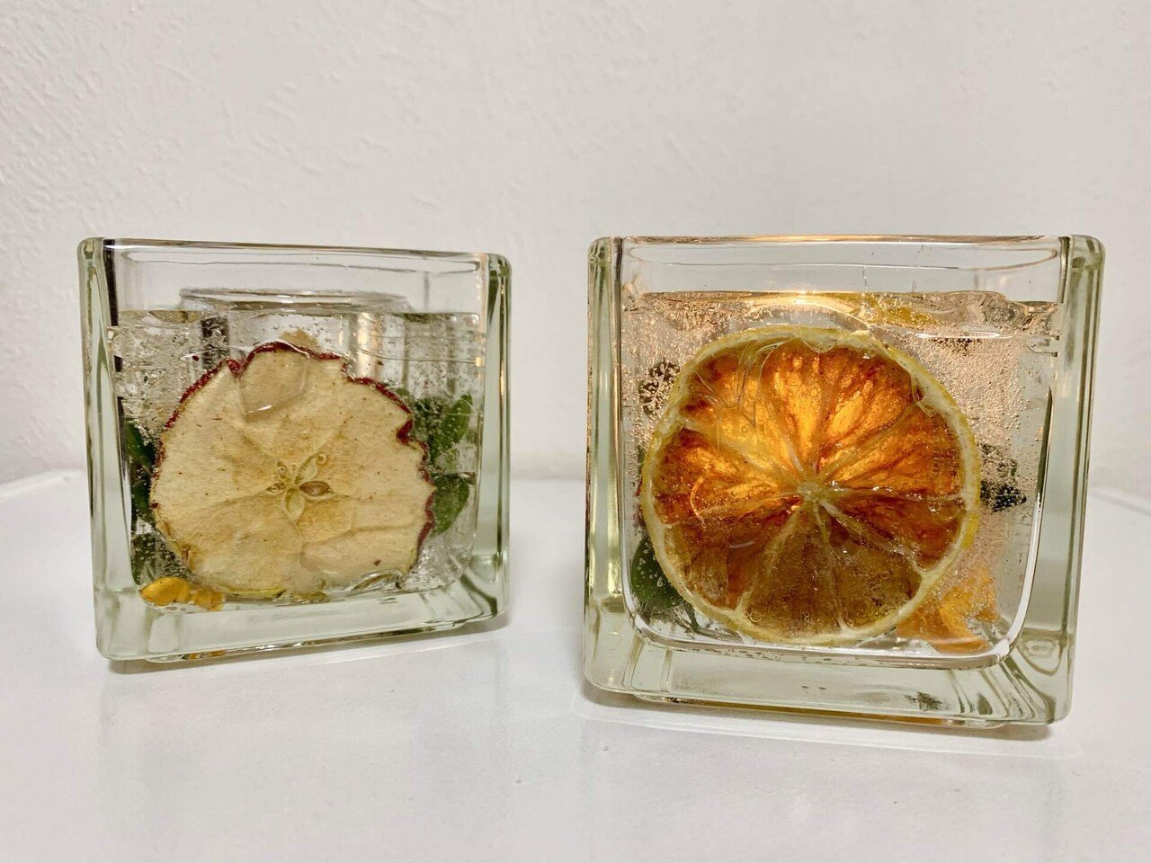 ドライフルーツのジェルキャンドルランタン｜jeweri