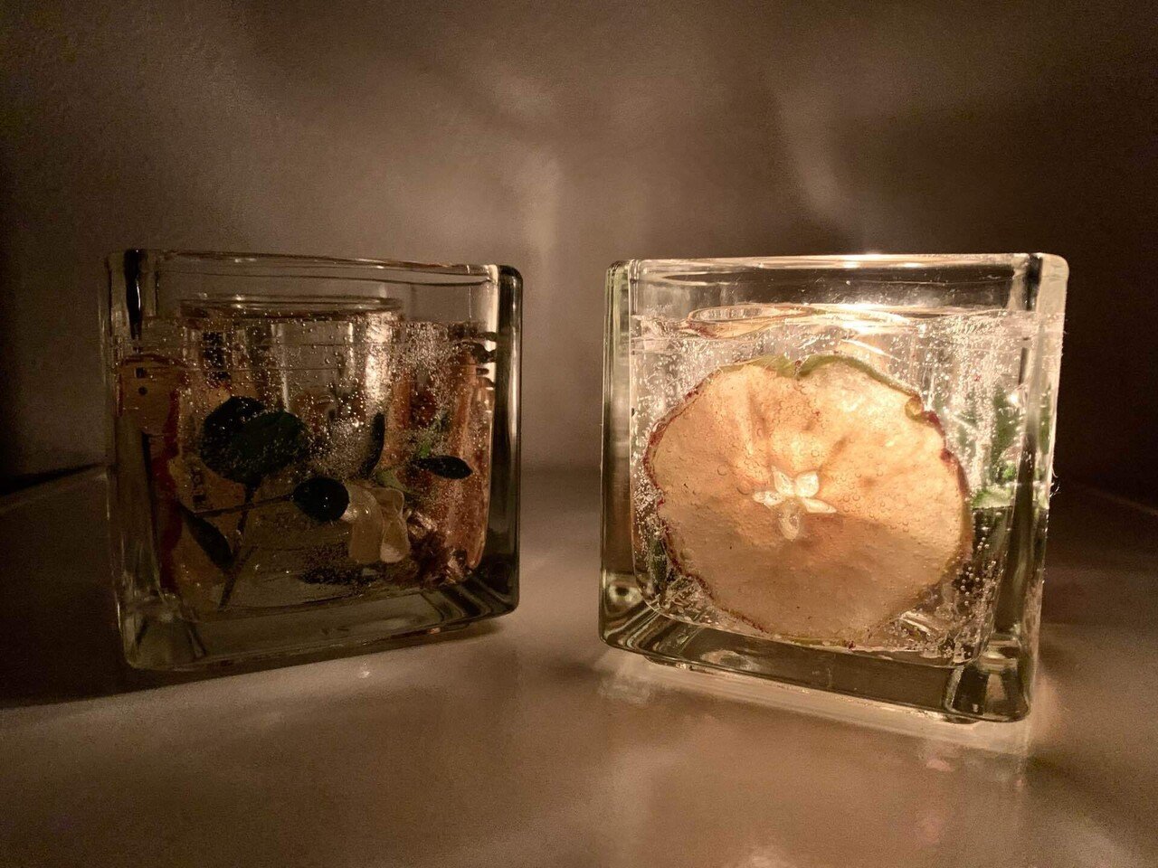 ドライフルーツのジェルキャンドルランタン｜jeweri