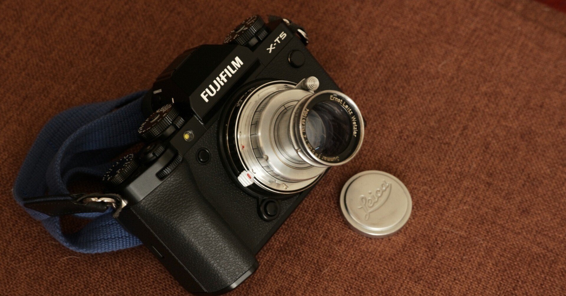 高額売筋 Leica summitar 50mm F2 Xマウントアダプター付き