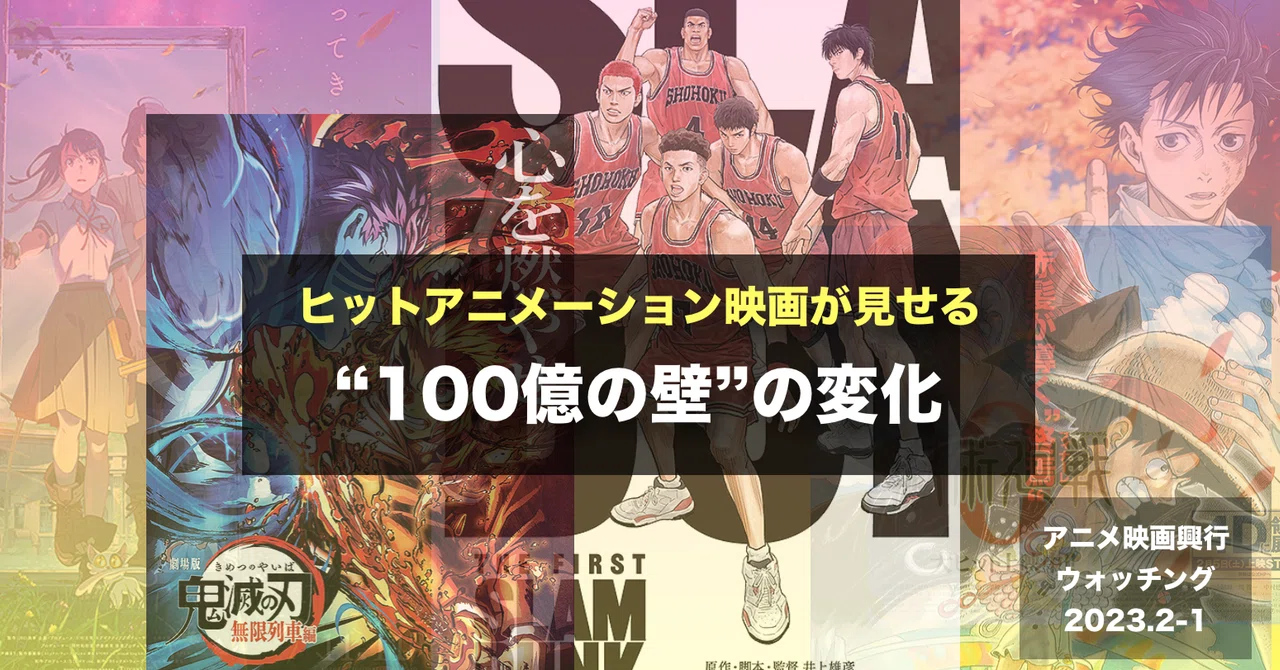 2023年2月1週末目のアニメ映画興行動向レポート＆今アニメ映画界で興収