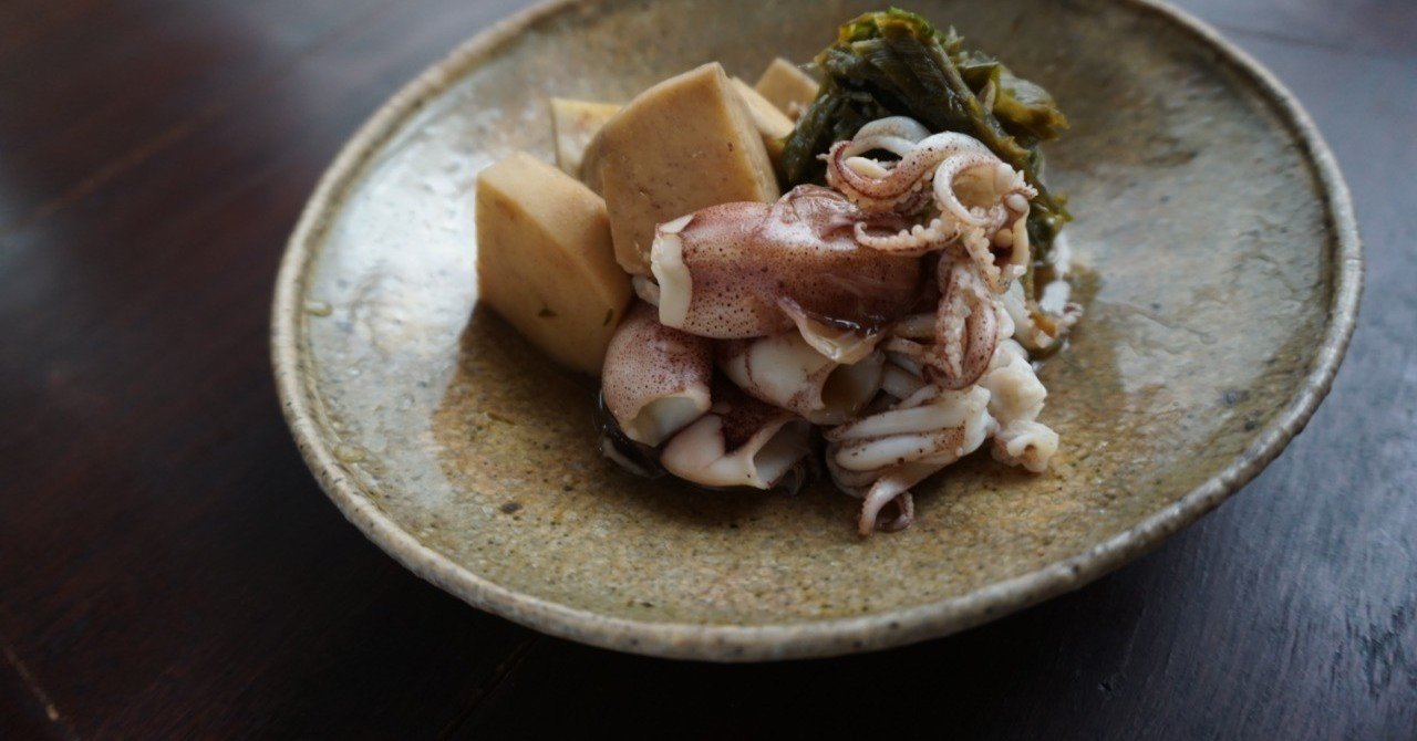 小ヤリイカと里芋の煮物 Ogochiho Note