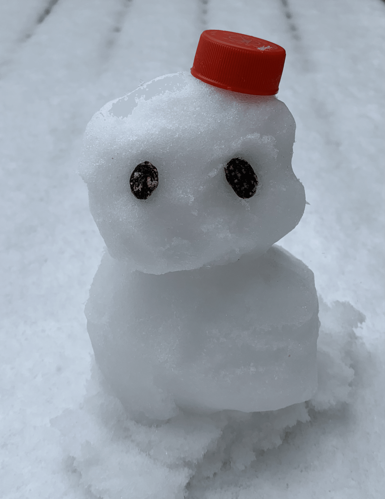 3分でミニ雪だるま｜すうぷ