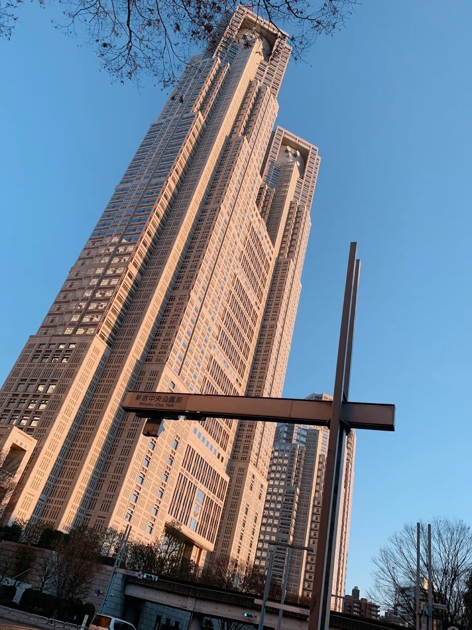 青空と都庁前ビル群|現役美大生やみこ