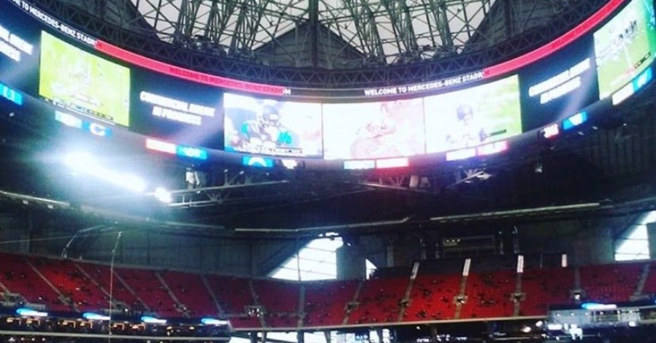 Superbowl19のメルセデス ベンツ スタジアムで一昨年nflを視察 Mission Sports ミッションスポーツceo満田哲彦 Note