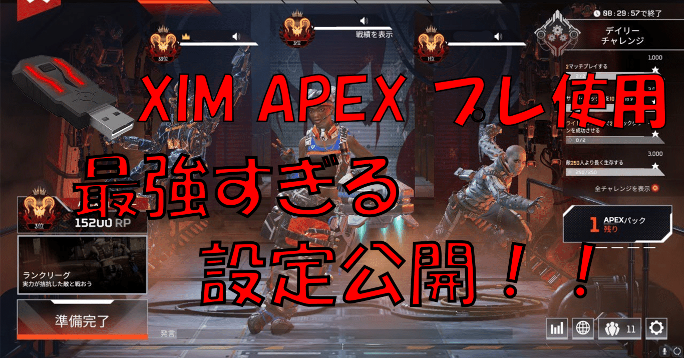 xim apex joytokey設定付き(箱無し)