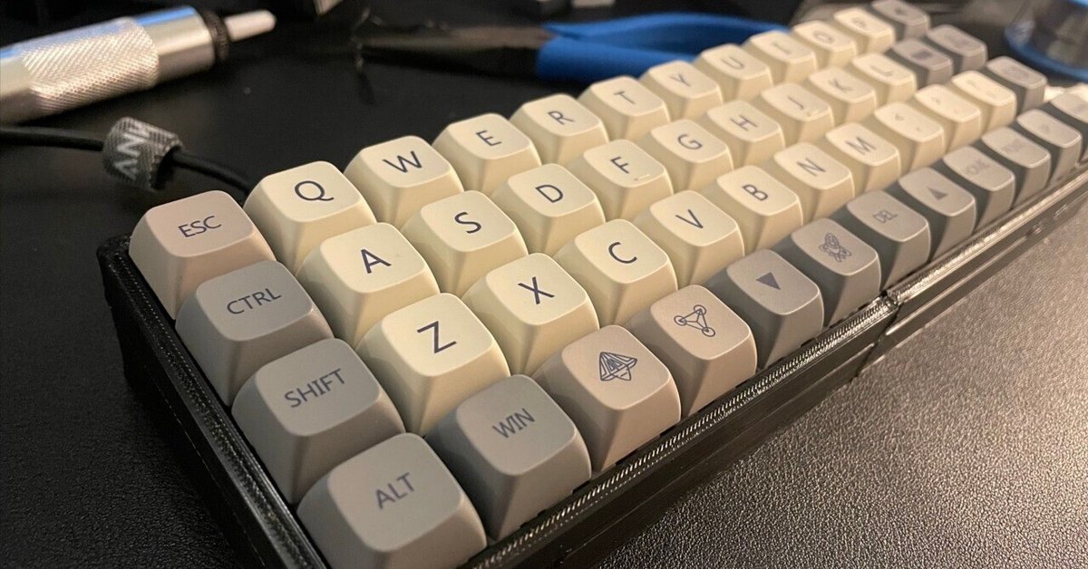 超低予算で40%自作キーボード VOID40 を作った話｜syenton_7303