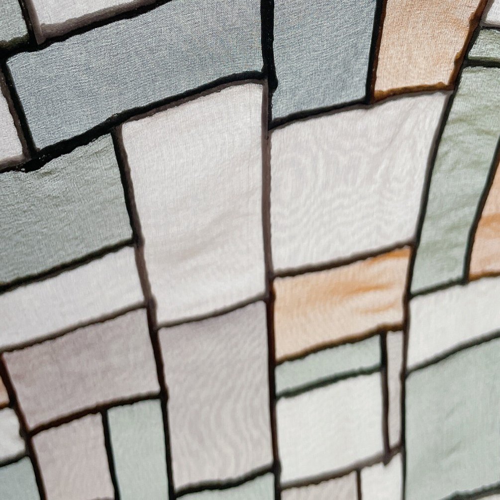 ポジャギ制作過程】ケッキ縫い なんか上達した！｜pojagi*sono