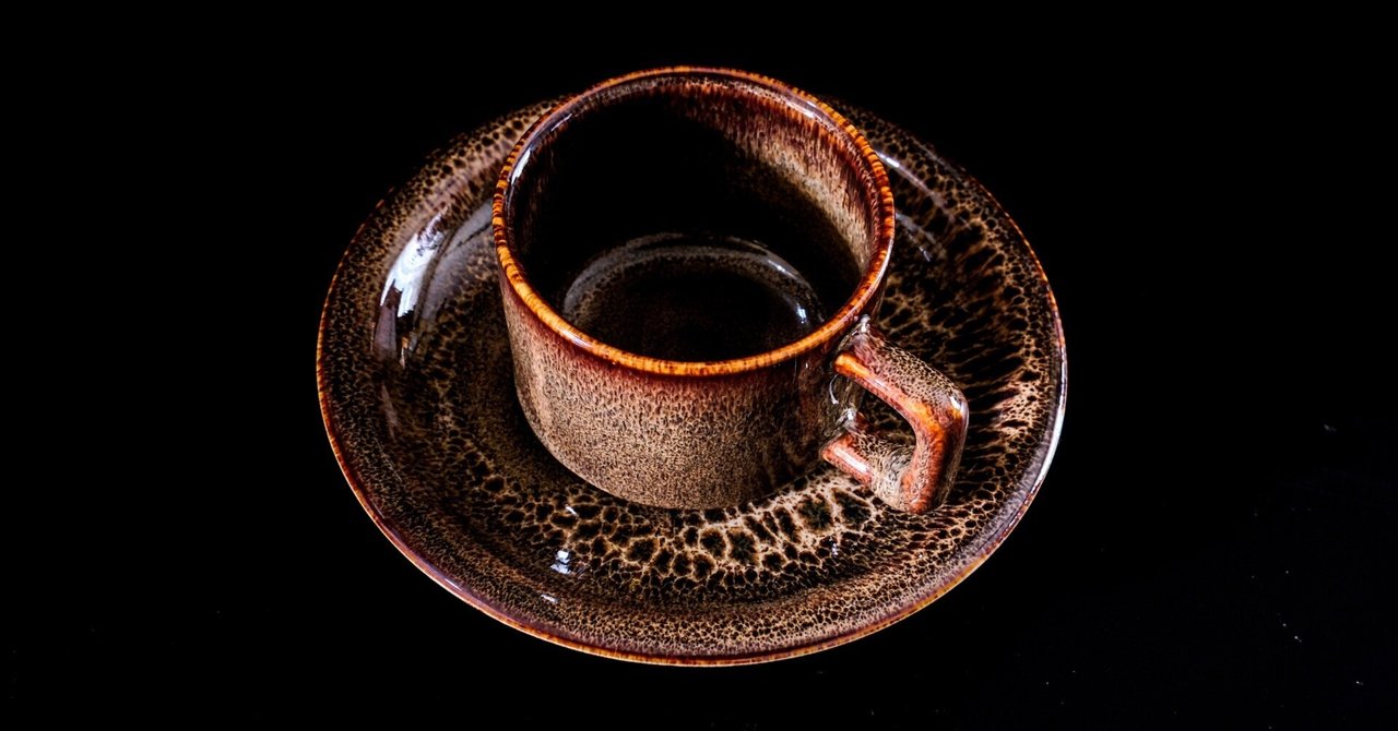 第6話 水の平焼 / 赤海鼠釉珈琲カップ&ソーサー｜Takehiko Ono