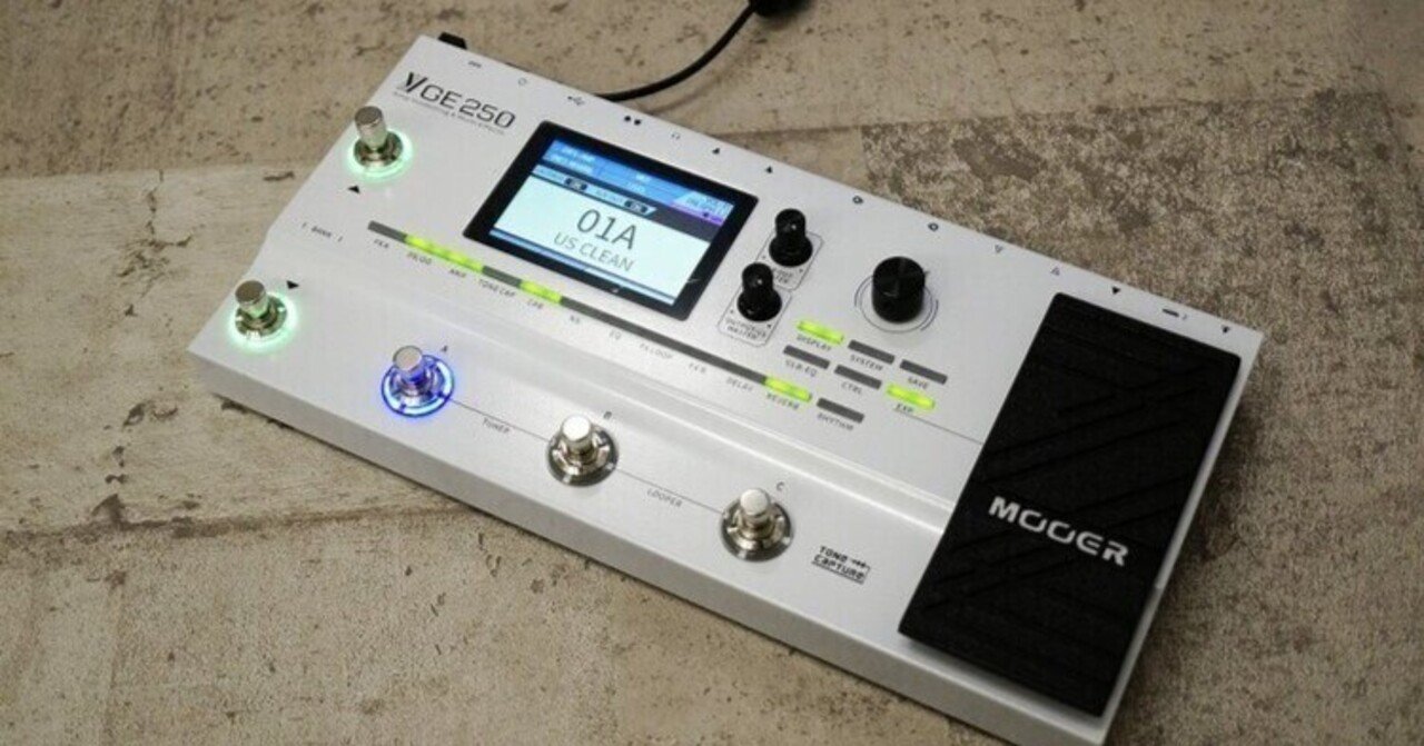 MOOER GE250はGE200と何が違うのか、比べてみましょう｜Lep International