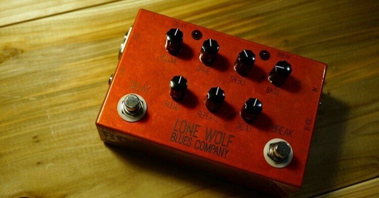 ハープの音色、歪み、そしてディレイをコントロールできるLone Wolf