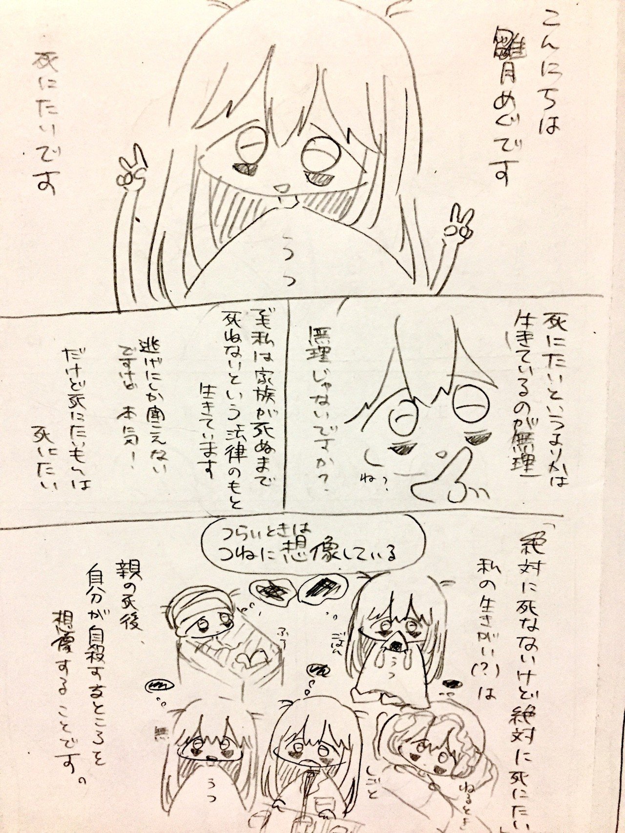 生きがいは自殺してる所を想像する事 雛月めぐ Note 生きがいは自殺してる所を想像する事 雛月めぐ Note