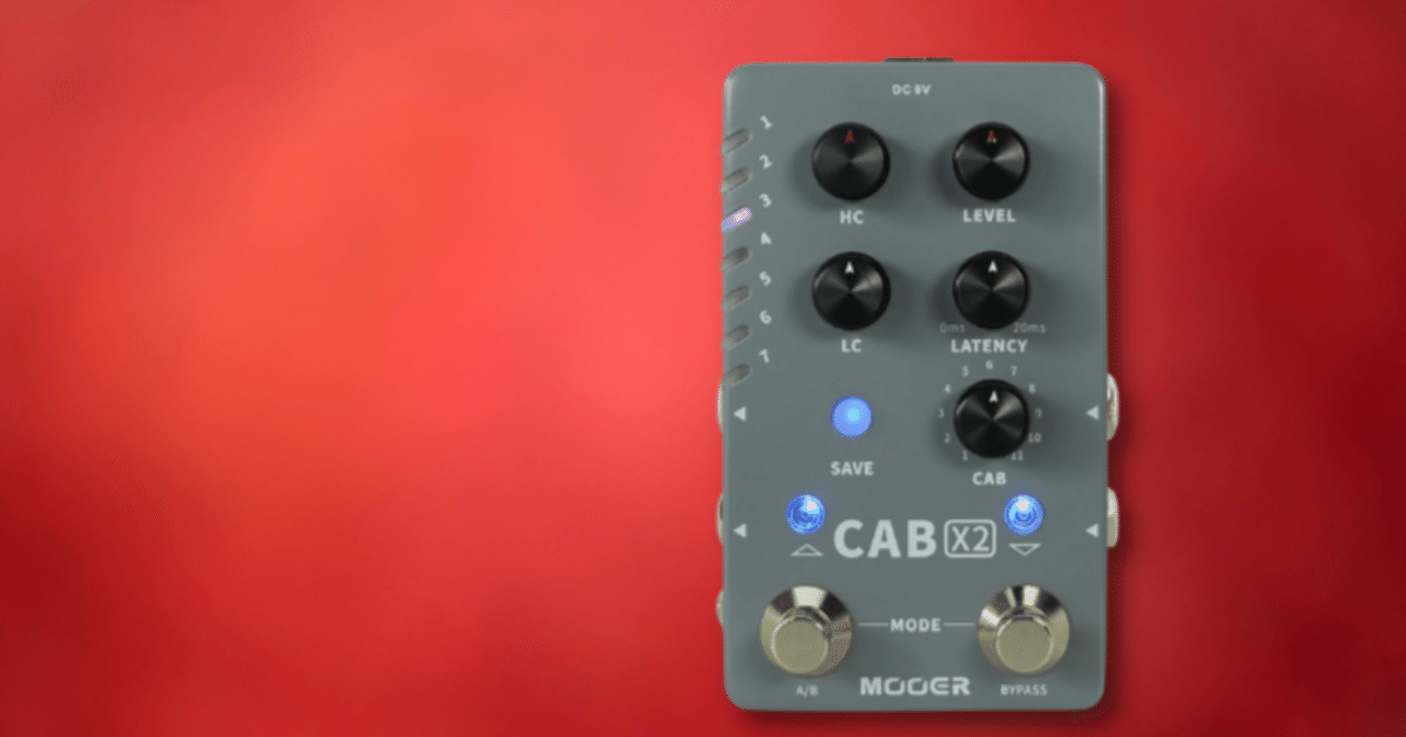 ステージで積極的に音を変えられるキャビネットシミュレーター！Mooer