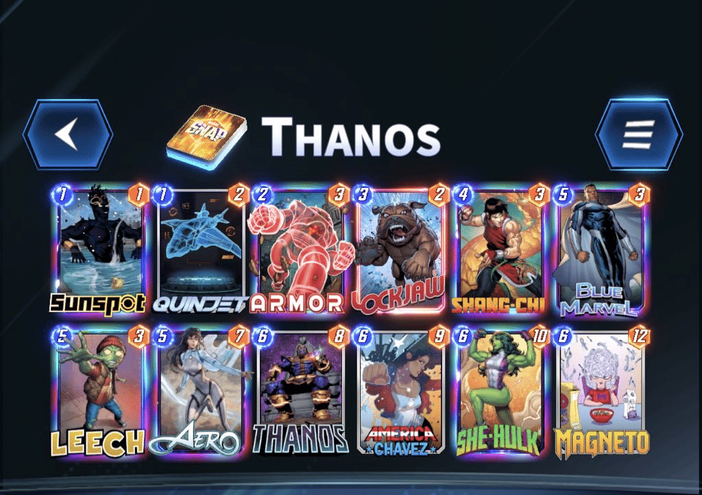 ヴァイス サノス デッキ マーベル marvel 最強サノスデッキ【マーベルスナップ】|よう