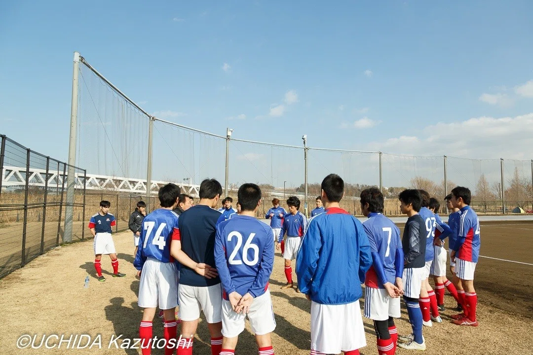 トレーニングマッチ 新横浜公園第1運動広場 2019年1月20日 内田和稔 Note