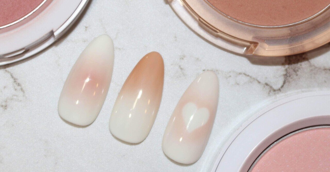 SUQQU アイシャドウ、チーク、ネイル 流行りのアイシャドウネイルならぬチークネイル?!｜mumunonail