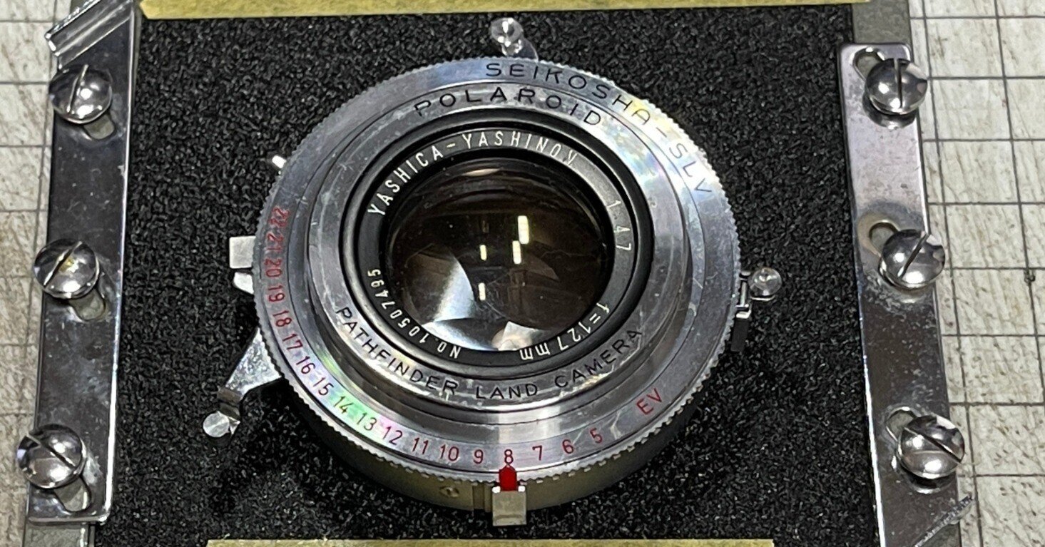 蛇腹カメラ用レンズ　SEIKO- SLV VXM 珍しい大判レンズ｜怪力熊男