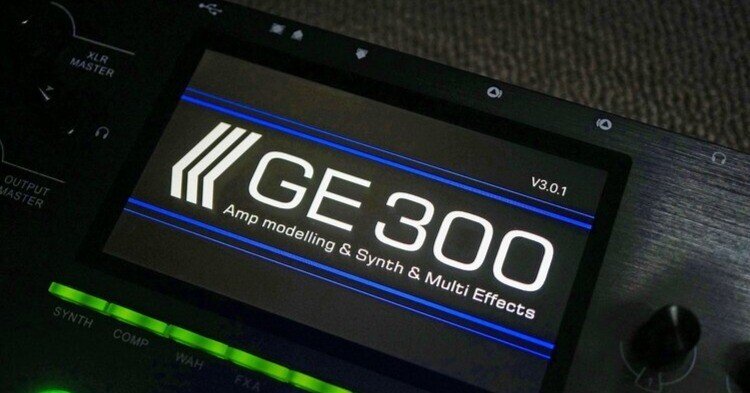 Mooer最高峰マルチ、GE300の新ファームウェアV3.0.1！ハーモニーと