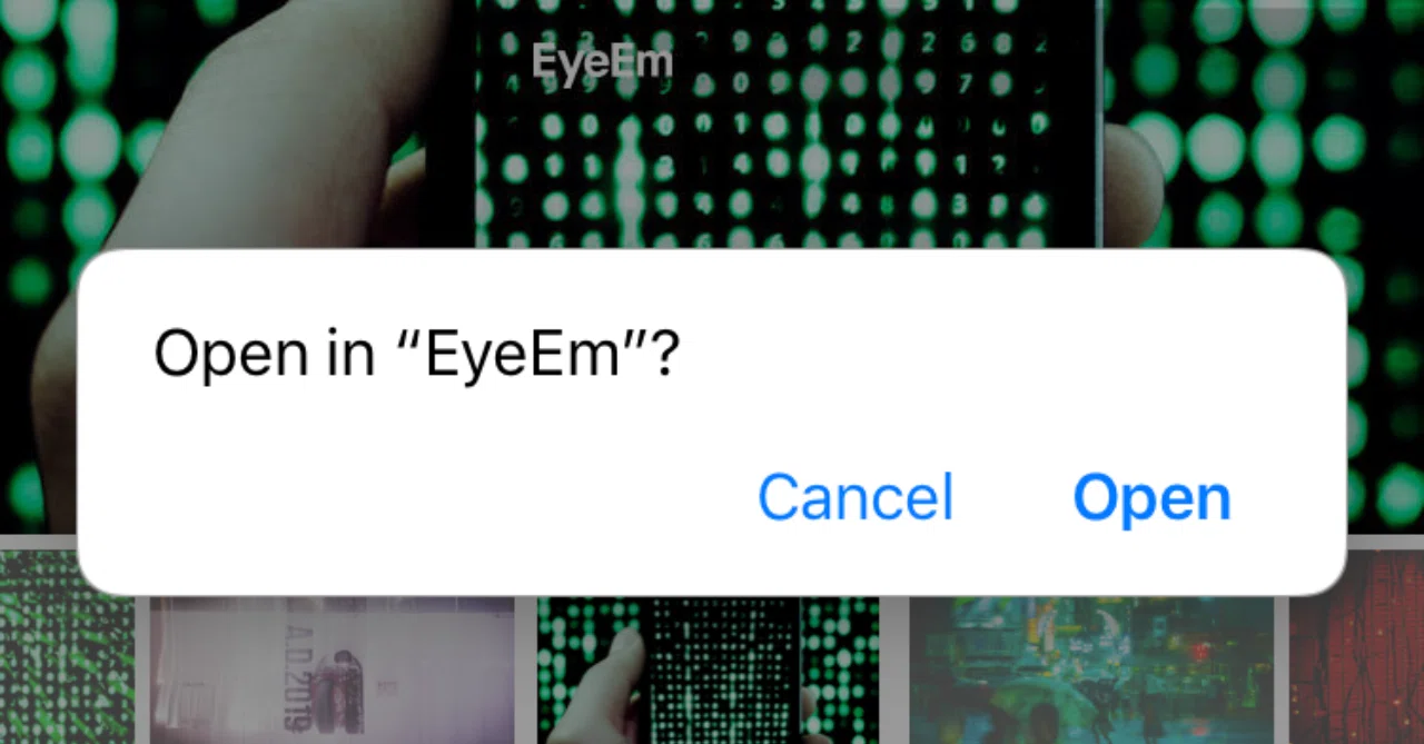 iPhoneでブラウザ閲覧中のEyeEmページをアプリで開くだけのブックマークレット｜Koukichi_T SNS速報/ストックフォトグラファー