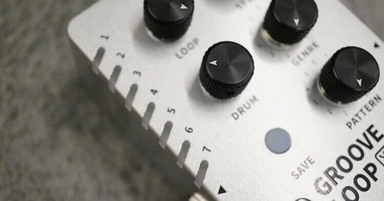 MOOER grooveloop×2 リズム付きルーパー ルーパー＋リズムマシン、ループ保存可能に！MOOER GROOVE LOOP X2