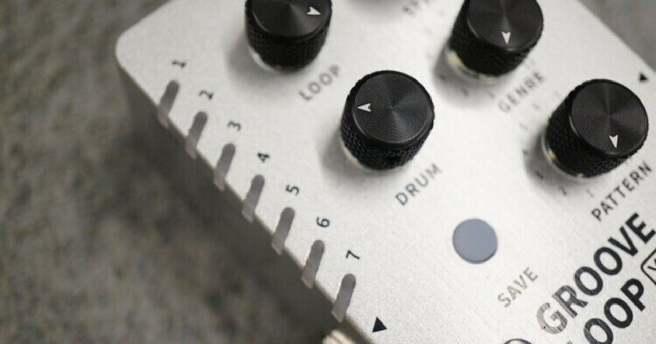 ルーパー＋リズムマシン、ループ保存可能に！MOOER GROOVE LOOP X2