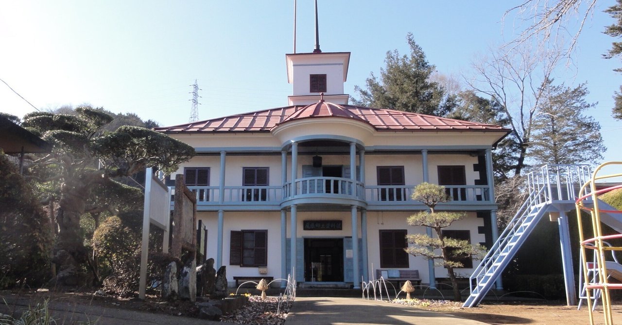 【尾県郷土資料館】旧尾県学校、ロケ地にもなった東部地域の擬洋風建築