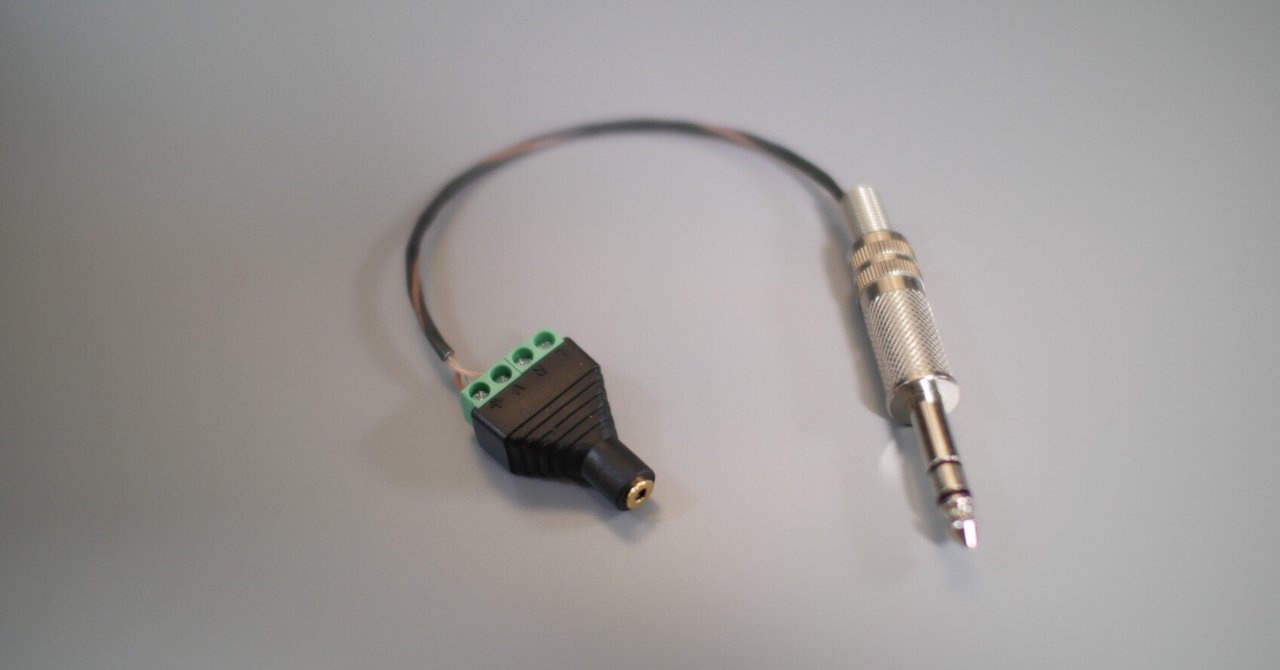 2.5mm 4極バランス接続イヤホン用リケーブルをステレオ標準