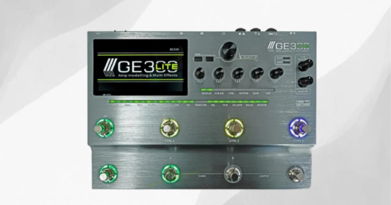 最高峰のサウンドと機能を、持ち運びやすいサイズで！Mooer GE300 LITE