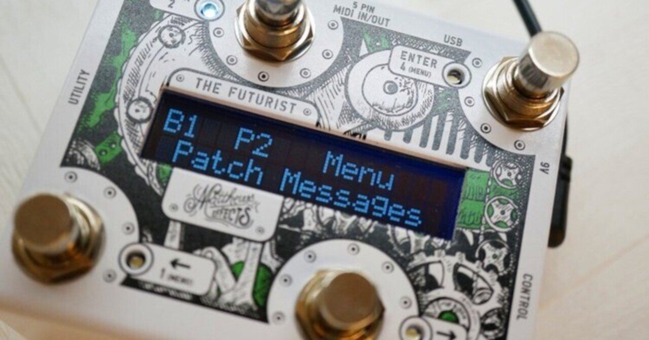 これが未来派のMIDIコントローラー！？MATTHEWS EFFECTS FUTURIST