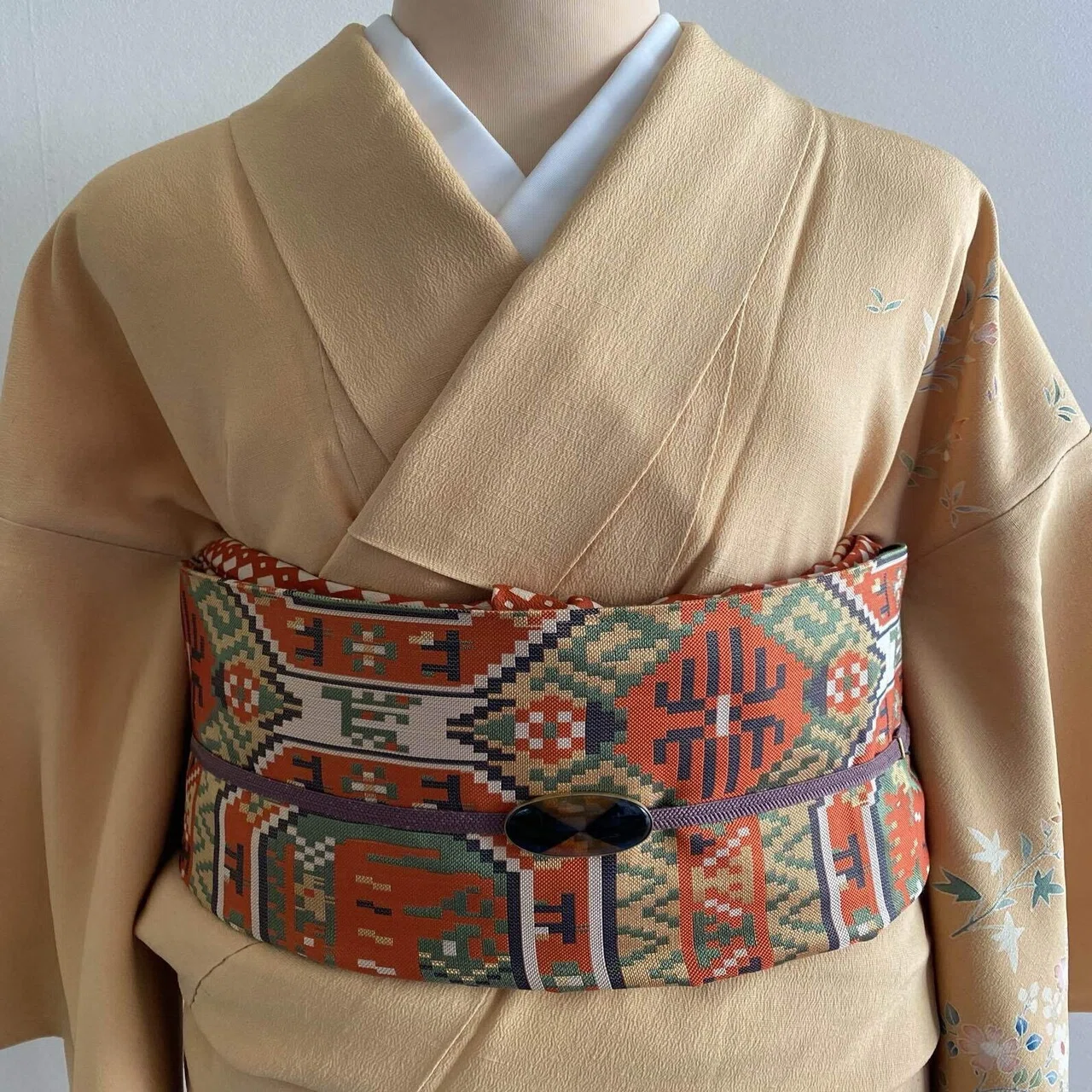 龍村平蔵製 瑞典祭馬文丸帯｜夢吉きもの