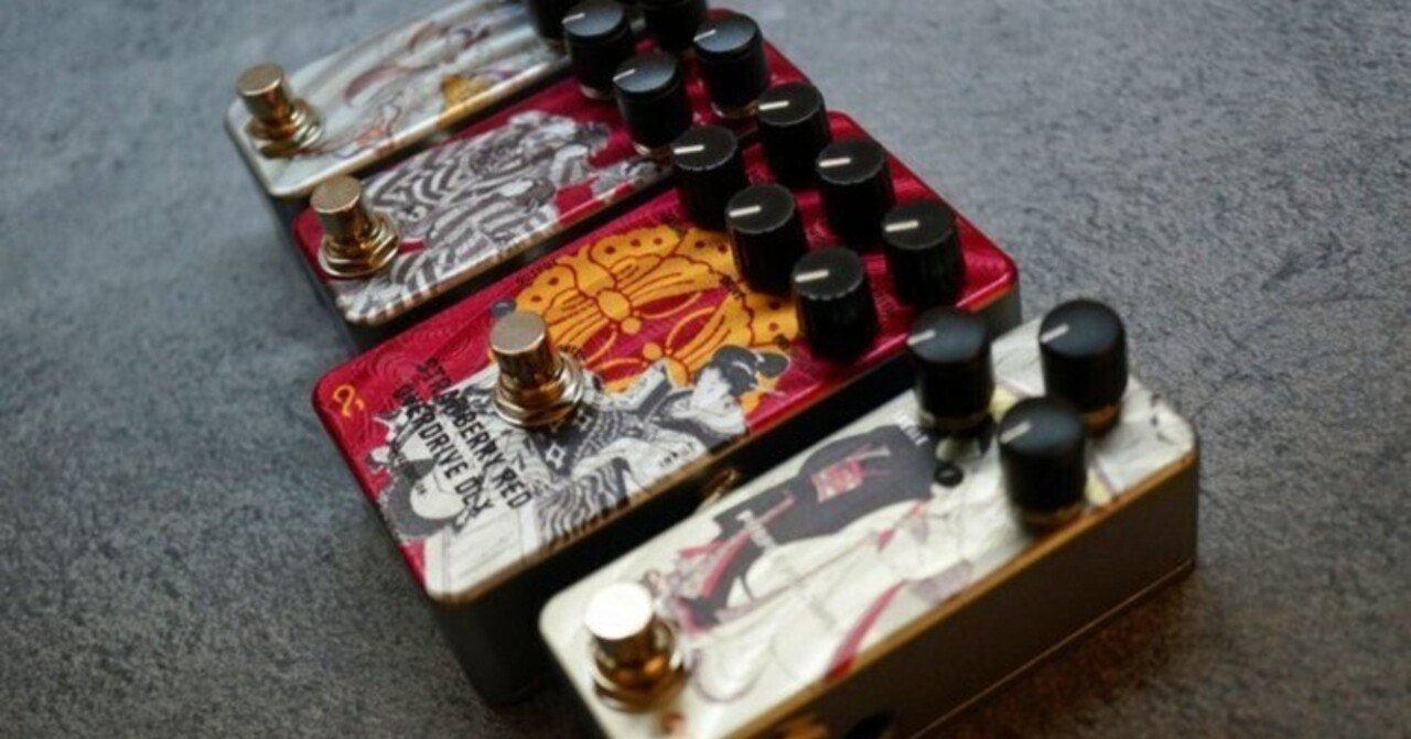 日本の伝統文化がエフェクターに！美麗なデザインの限定モデル、One