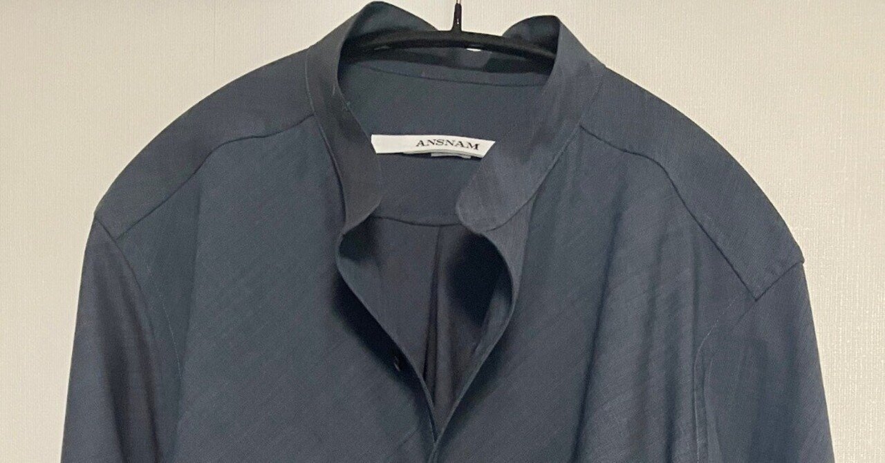 ansnam バイアスウールシャツ｜ナン
