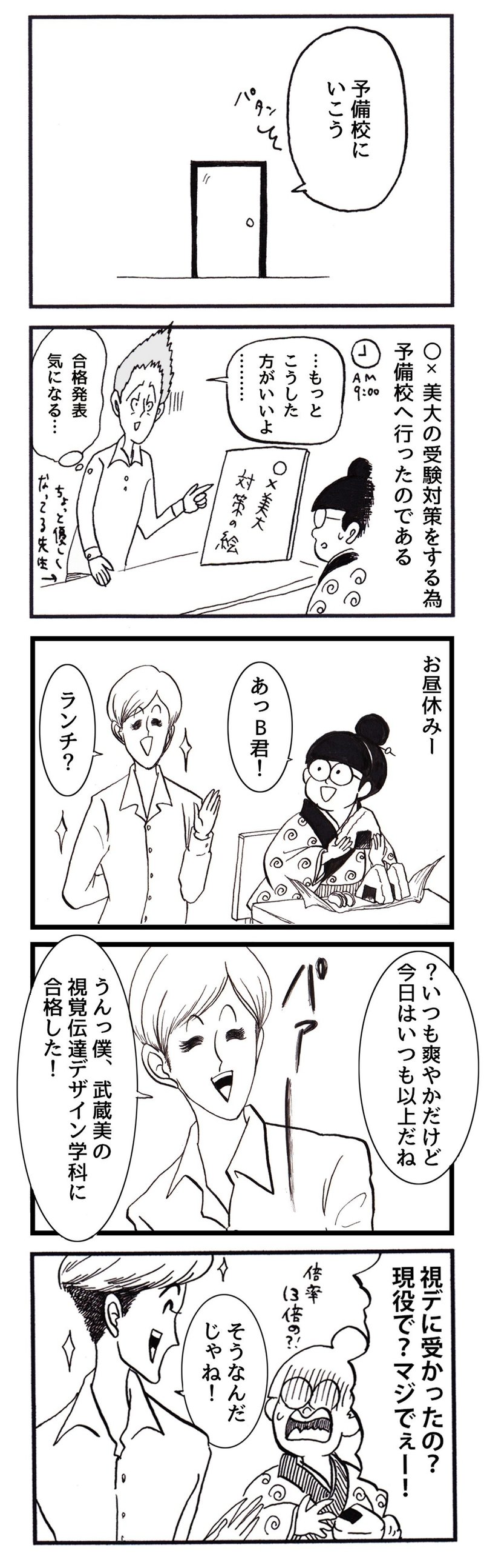 美大受験まんが 第一志望以外 全部 だった話 百々敬子 Note