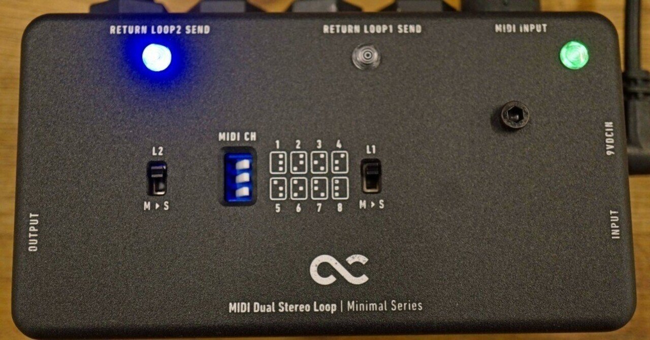 いろいろ使える！One Control Minimal Series MIDI Dual Stereo Loopが